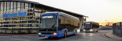 Mercedes-Benz record - 55,555 Citaro buses produced. And anniversary bus is an eCitaro destined for Sweden