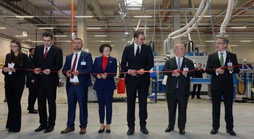 Yanfeng Automotive Interiors, a global leader in vehicle interiors officially opened a plant in Free Zone Sumadija, Kragujevac